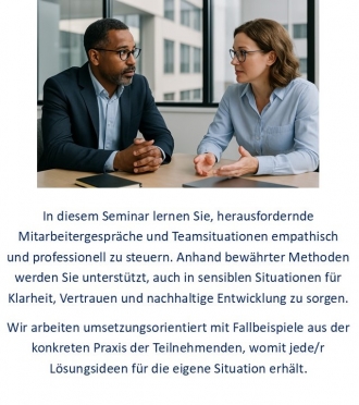 Führen in               schwierigen Situationen
